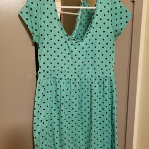 Mint green dress